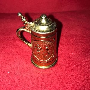 Vintage England Brass Miniature Stein!
